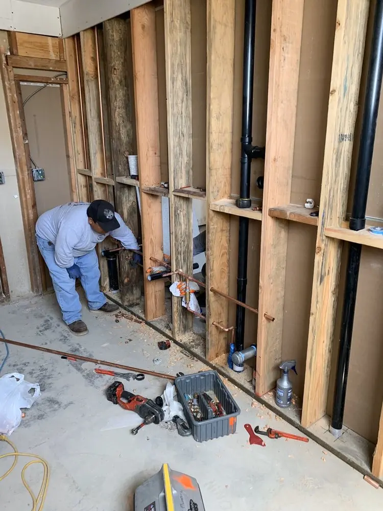 Commercial rough-in plumbing for Trenchless Sewer Repair in Cypresswood Court